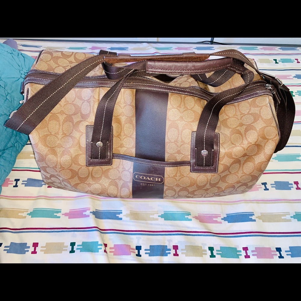 Coach Duffle Travel Bag